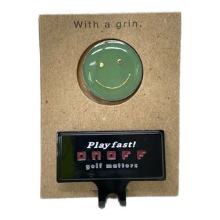オノフ(Onoff)のcoco 未使用品 オノフ ONOFF マーカー ブルー スマイル ボールマーカー クリップマーカー(その他)