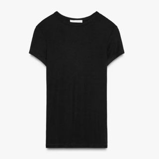 ザラ(ZARA)のzara vintage ビスコース混紡ショートスリーブTシャツ(Tシャツ(半袖/袖なし))
