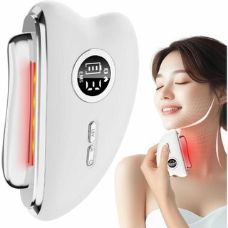 ❤️新品❤️2025人気電動カッサプレート美顔器 EMS＋振動＋温感