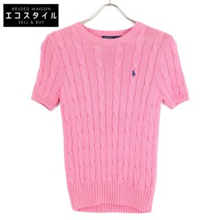 POLO RALPH LAUREN - ポロ ラルフローレン ケーブル 半袖ニット S