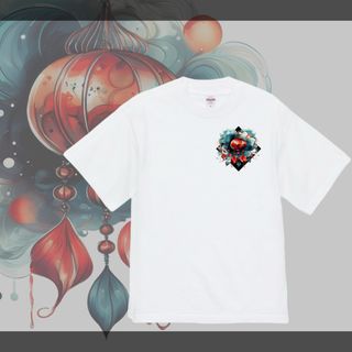 ハイクオリティー Tシャツ 風鈴 艶やか 華やか　半袖Tシャツ(Tシャツ/カットソー(半袖/袖なし))