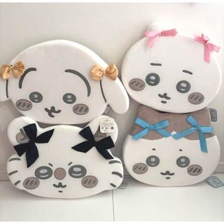 ちいかわ低反発クッション〜リボン〜４種コンプ(キャラクターグッズ)