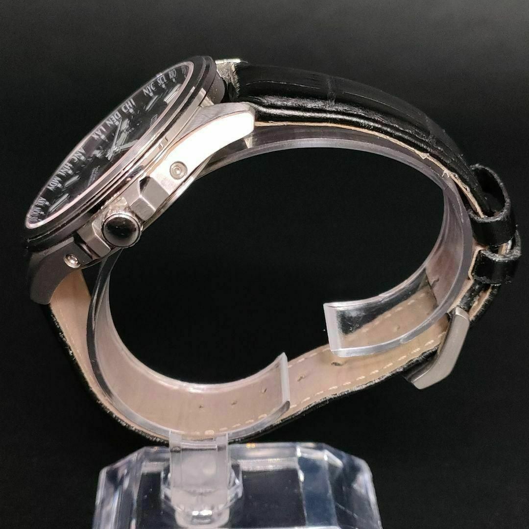 美品　CITIZEN　シチズン　H145　ブラック　ソーラー　メンズ　腕時計 CITIZEN シチズン 腕時計 H145-S073545 エコドライブ ステンレス