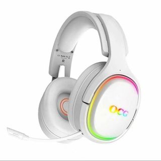 ❤️新品❤️ゲーミングヘッドセットホワイトヘッドホン 音漏れ防止