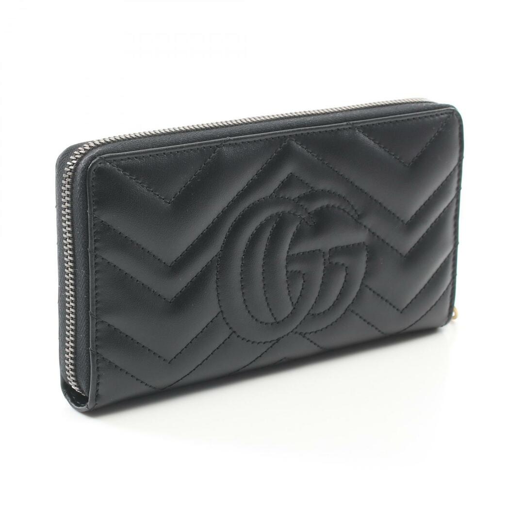 超美品グッチ　財布　GGマーモント　ジップアラウンドウォレット　長財布 GUCCI - グッチ GUCCI GGマーモント ジップアラウンドウォレット