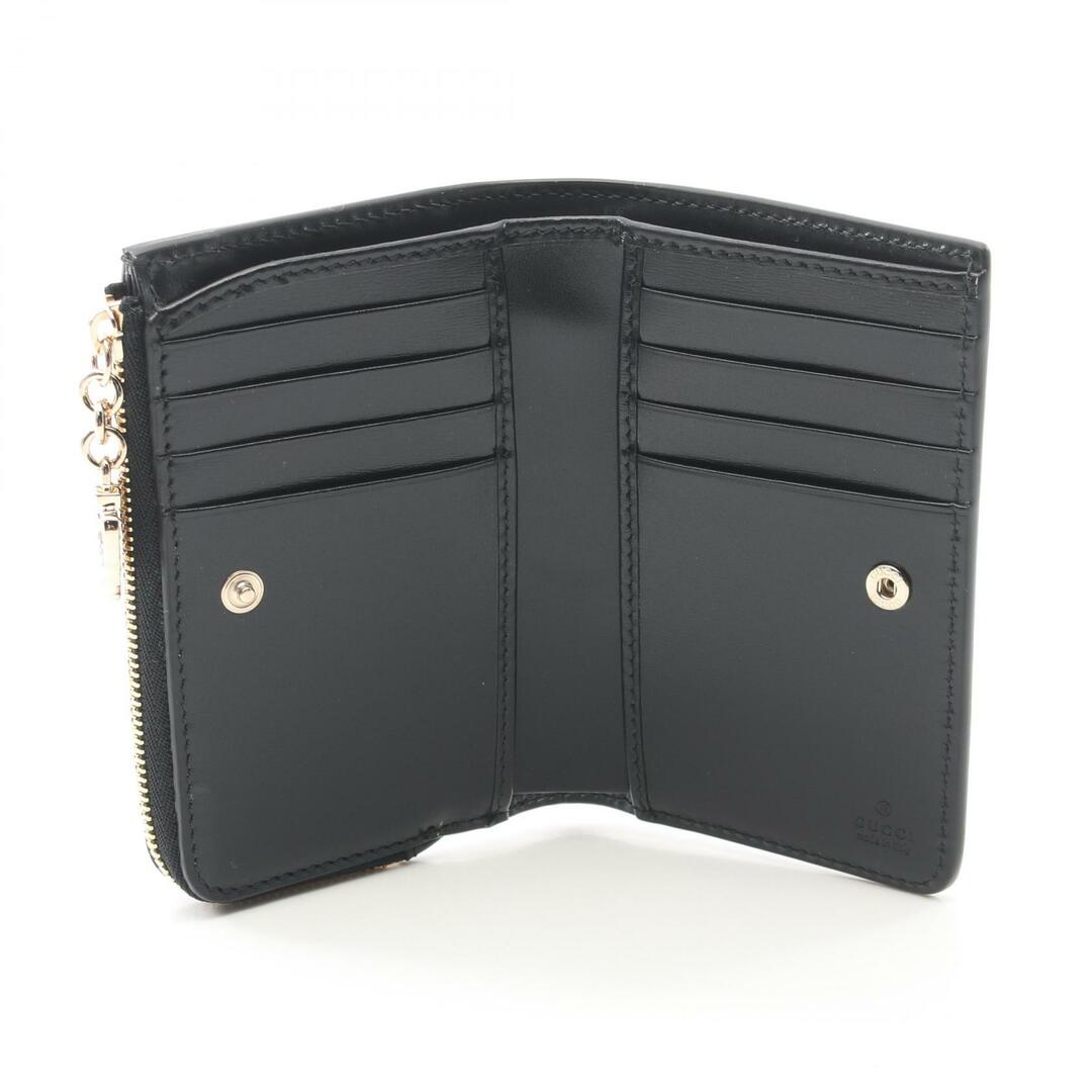 3日間限定値下　美品　GUCCI GGキャンバス 二つ折り財布　箱付き　ブラック GUCCI - グッチ GUCCI GGキャンバス 二つ折り財布 財布