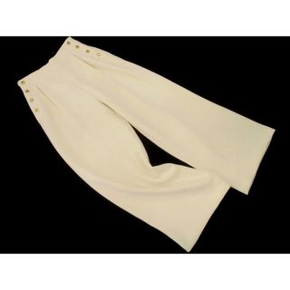 ルクールブラン(le.coeur blanc)のle.coeur blanc ルクールブラン ハイウエスト ワイド パンツ size36/オフホワイト ■■ レディース(その他)