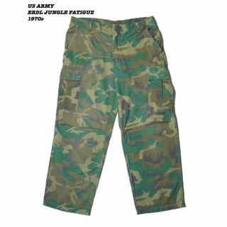 ミリタリー(MILITARY)のUS ARMY ERDL JUNGLE FATIGUE TROUSERS 70s(ワークパンツ/カーゴパンツ)
