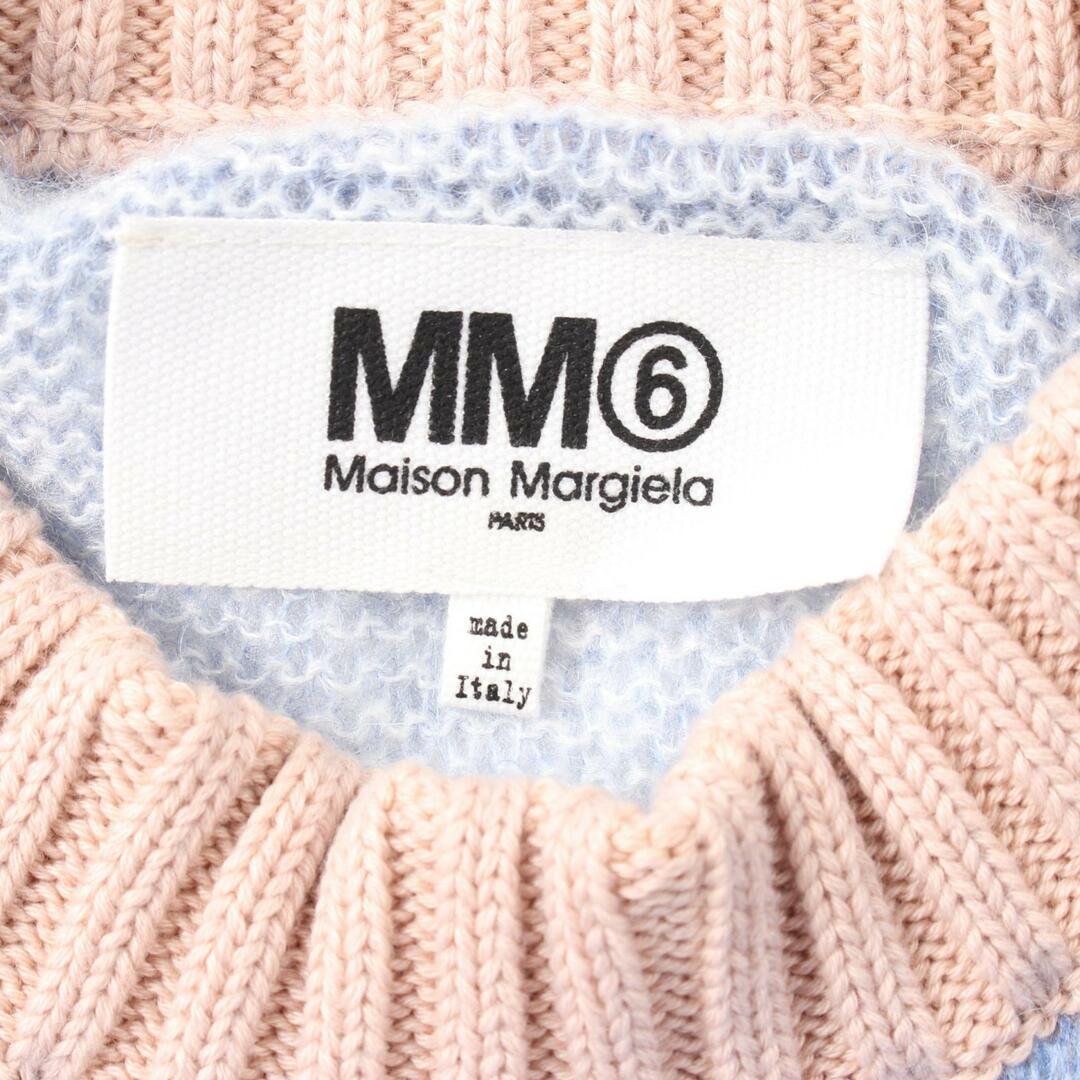 MM6(エムエムシックス)のエムエムシックス MM6 ニット 衣料品 トップス コットン アクリル / モヘヤ / ナイロン レディース ブルー系 / グレー系 / マルチカラー S52HA0250 【中古】 レディースのトップス(ニット/セーター)の商品写真