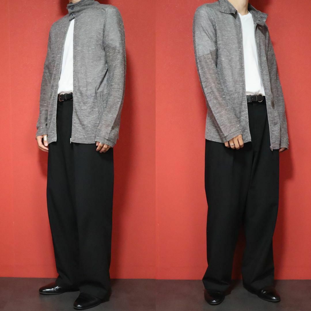 Yohji Yamamoto POUR HOMME ウールニットジャケット Yohji Yamamoto POUR HOMME - Yohji Yamamoto POUR HOMME ジップ