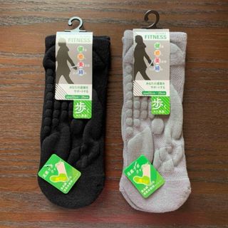 ROICA フィットネス用ソックス 靴下 2足セット(ソックス)