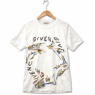 ジバンシィ(GIVENCHY)のジバンシィ GIVENCHY ミラージュロゴプリント Tシャツ 半袖 白 M(Tシャツ(半袖/袖なし))