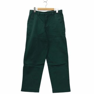 アザー(other)のITEMS ジップフライ テーパード コットンパンツ 38 グリーン(スラックス)