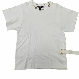 ルイヴィトン(LOUIS VUITTON)のLOUIS VUITTON ルイヴィトン Tシャツ ホワイト ゴールド金具(Tシャツ(半袖/袖なし))