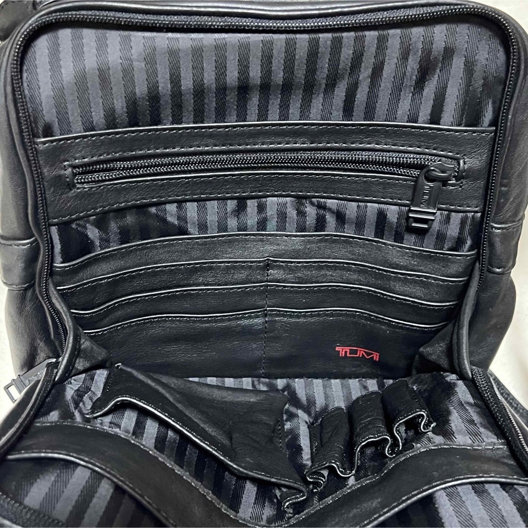 写真追加）TUMI 本革ビジネスショルダーバッグ TUMI - 【TUMI】本革ショルダーバッグの通販 by いちご｜トゥミ