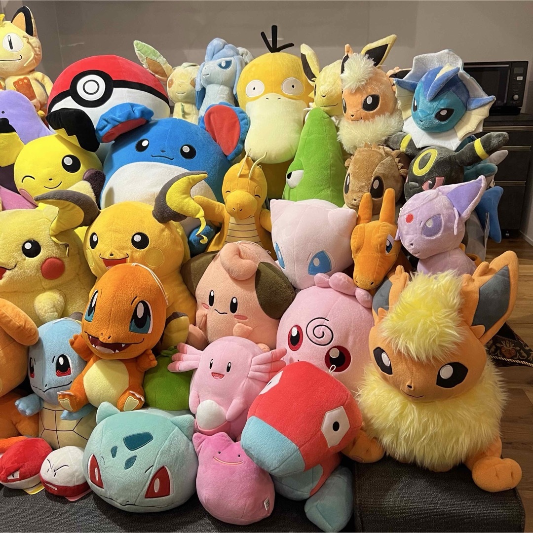 なつかしのポケモンぬいぐるみ まとめ売り No.B367 ポケモン - 初期 ブイズ なつかしのポケモンぬいぐるみ まとめ