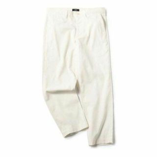 シップス(SHIPS)のオックス ストレッチ ドライ アンクルパンツ(9分丈)【 WHITE 】S (スラックス)