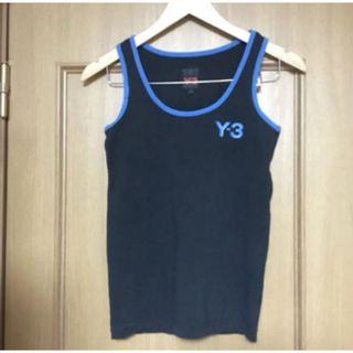 ワイスリー(Y-3)のY-3 ロゴ入り タンクトップ ブラック XSサイズ(タンクトップ)
