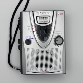 ソニー(SONY)のSONY TCM-400 シルバー ソニー カセットレコーダー ジャンク (ポータブルプレーヤー)