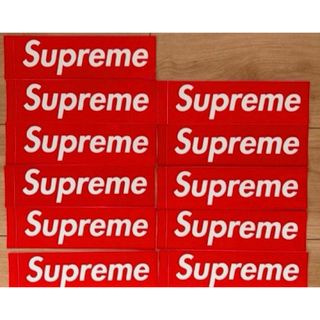 シュプリーム(Supreme)のsupreme box logoステッカー10枚　予備1枚(その他)