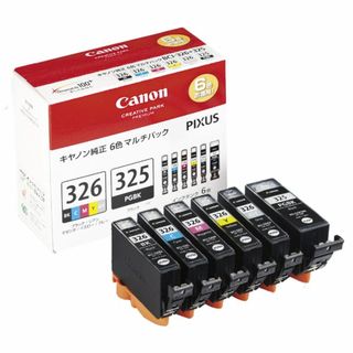 【スタイル:6色】Canon インクタンクBCI-326 (BK/C/M/Y/G(PC周辺機器)