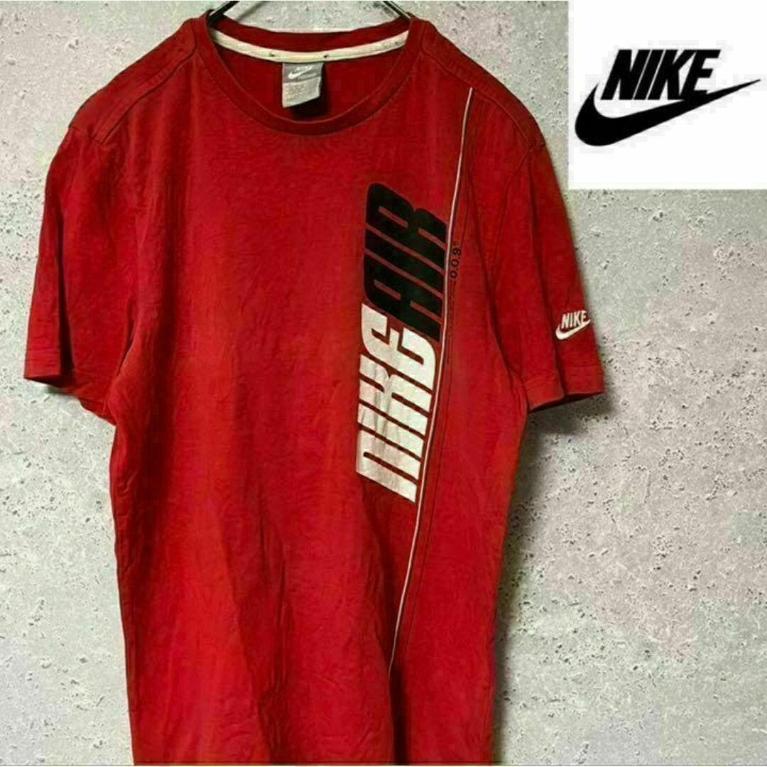 NIKE(ナイキ)のNIKE ナイキ NIKE AIR エアー スポーツウェア 刺繍ロゴ 古着 S メンズのトップス(Tシャツ/カットソー(半袖/袖なし))の商品写真