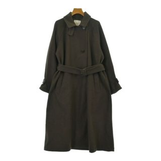 フリークスストア(FREAK'S STORE)のFREAK'S STORE フリークスストア ステンカラーコート M 茶 【古着】【中古】【送料無料】(その他)