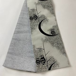 半幅帯 美品 優品 化繊 【中古】(帯)