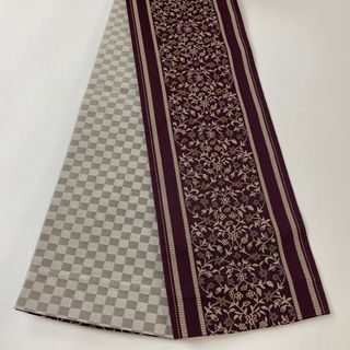 半幅帯 美品 優品 化繊 【中古】(帯)