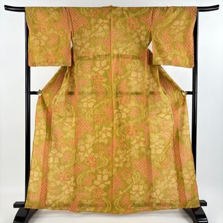 浴衣 身丈164cm 裄丈66cm 綿 美品 名品 【中古】(浴衣)