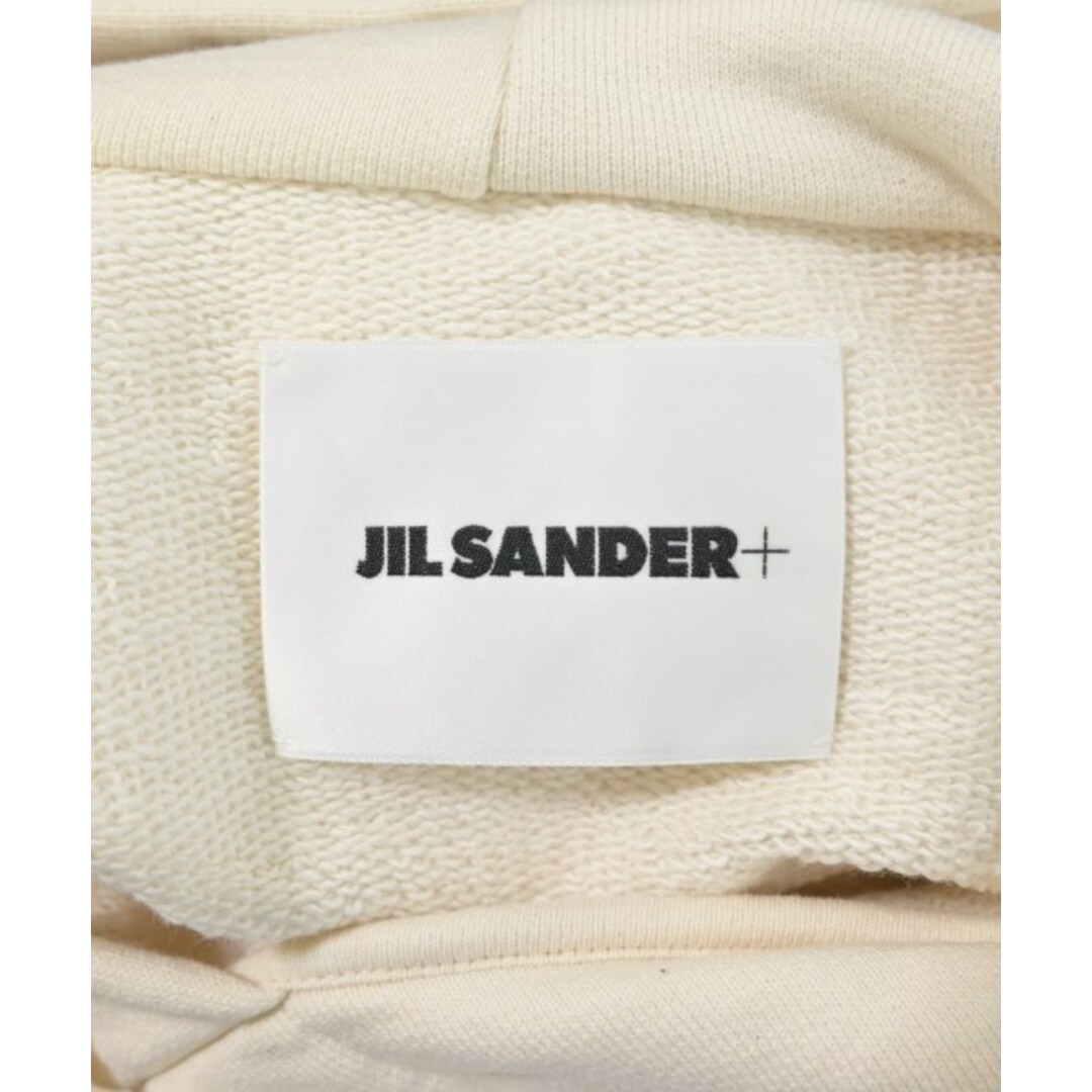 関税・送料込 Jil Sander Natural White パーカー JIL SANDER + ジルサンダープラス パーカー L 白 【古着】【中古
