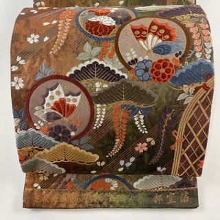 袋帯 秀品 六通 正絹 【中古】(帯)
