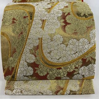 袋帯 美品 秀品 六通 正絹 【中古】(帯)