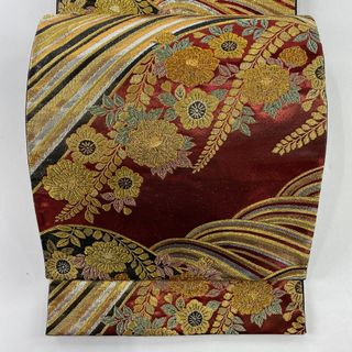 袋帯 美品 秀品 六通 正絹 【中古】(帯)