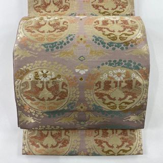 袋帯 美品 秀品 六通 正絹 【中古】(帯)