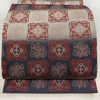 袋帯 美品 秀品 全通 正絹 【中古】(帯)