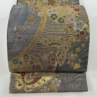 袋帯 秀品 六通 正絹 【中古】(帯)