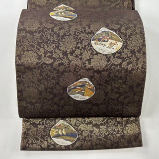 袋帯 秀品 六通 正絹 【中古】(帯)