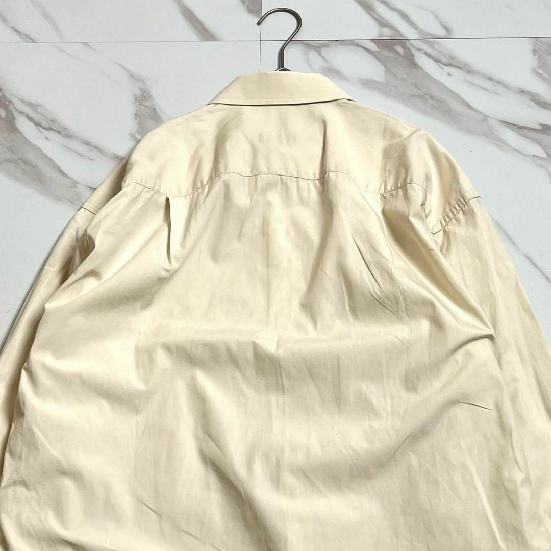 GUCCI(グッチ)の極美品 トムフォード期◎GUCCI 長袖シャツ コットン オフホワイト XL位 メンズのトップス(Tシャツ/カットソー(七分/長袖))の商品写真