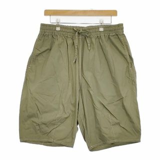 AQUAROCK アクアロック EASY SHORTS 定価18700円 AQ0003 コットン ショートパンツ ハーフパンツ ショーツ 23SS カーキ レディース【中古】5-0706S∞(ショートパンツ)