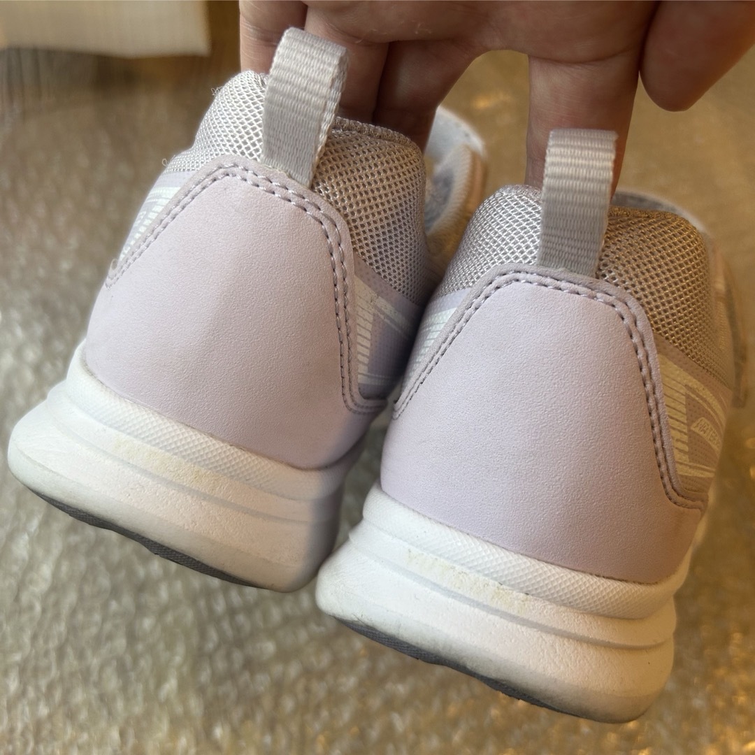 SYUNSOKU（ACHILESS）(シュンソク)の瞬足 21cm ラベンダー　女の子 キッズ/ベビー/マタニティのキッズ靴/シューズ(15cm~)(スニーカー)の商品写真