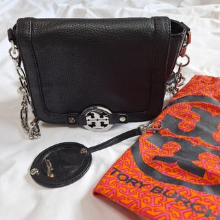 Tory Burch - トリーバーチTORY BURCH ショルダーバッグ 黒×シルバー