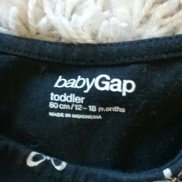 babyGAP(ベビーギャップ)のbaby Gap ヘプラムリボントップス レディースのトップス(Tシャツ(長袖/七分))の商品写真
