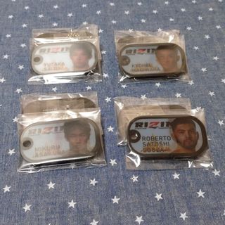 RIZIN　ドッグタグ風キーホルダー　4点(スポーツ選手)