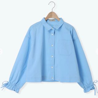 サマンサモスモス(SM2)の☆★新品未使用！ Samansa Mos2 長袖シャツ★☆水色(シャツ/ブラウス(長袖/七分))