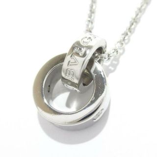 ブルガリ(BVLGARI)のBVLGARI(ブルガリ) ネックレス美品  ブルガリブルガリ 354029 K18WG×ダイヤモンド 5Pダイヤ(ネックレス)
