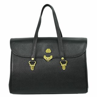 MORABITO - 本物 モラビト MORABITO レザー ハンドバッグ ブラック バッグ 中古・