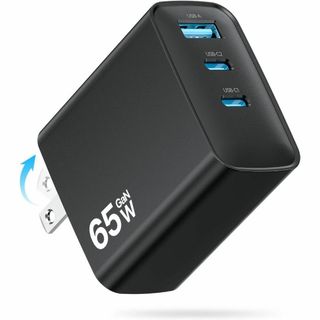 PD 充電器 65w 超軽量・超低温 折りたたみ式 Type C 急速充電器(その他)