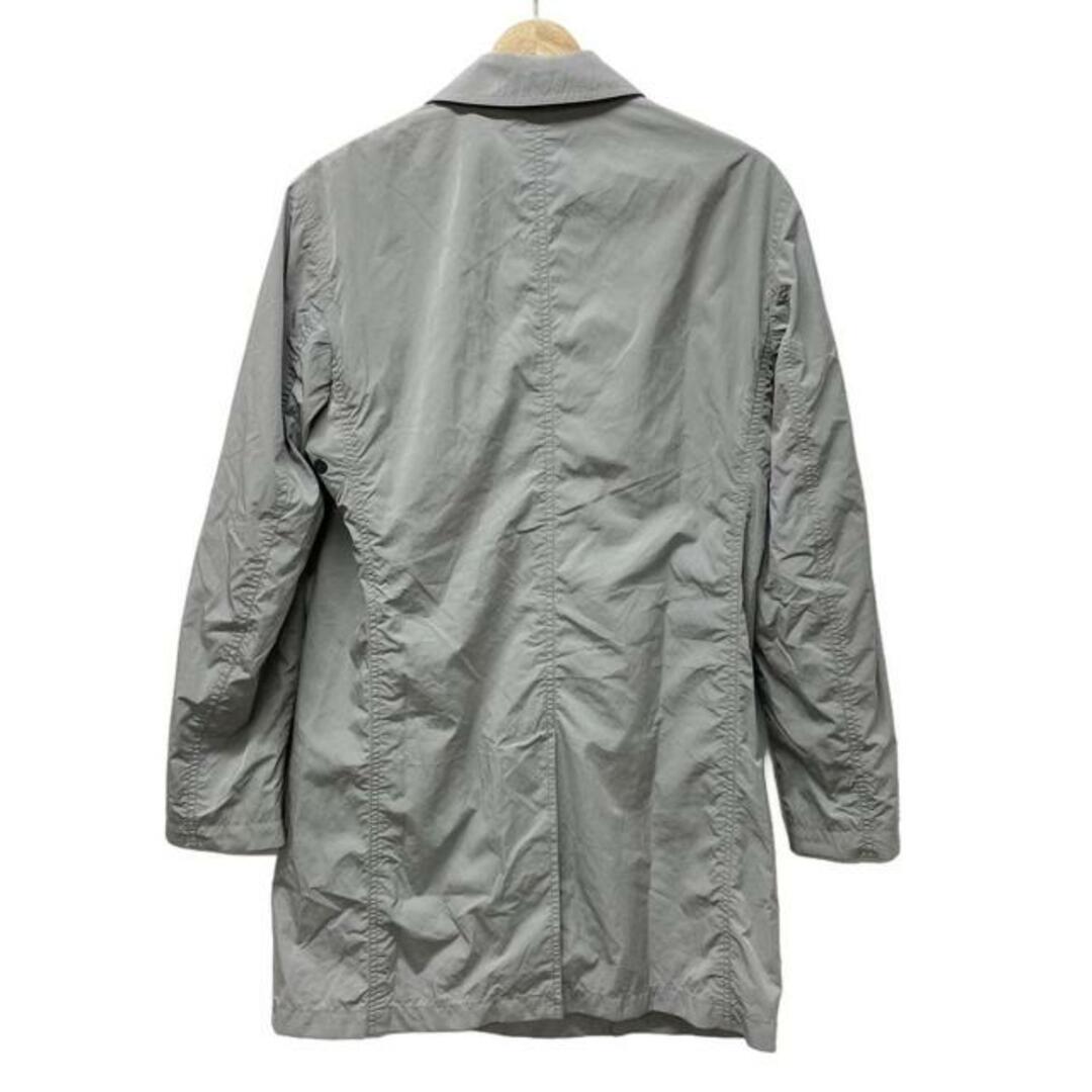 アルマーニ　コート EMPORIO ARMANI ステンカラーコート 千鳥格子 44 カーキ