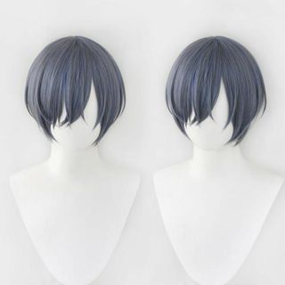 KTJMCOS 耐熱コスプレウィッグ シエル · ファントムハイヴ 黒 執事 c(その他)